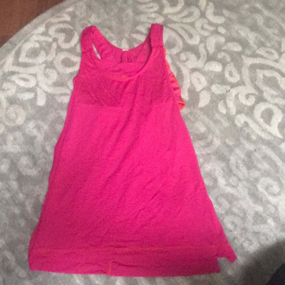 Lululemon workout tank with built in bra